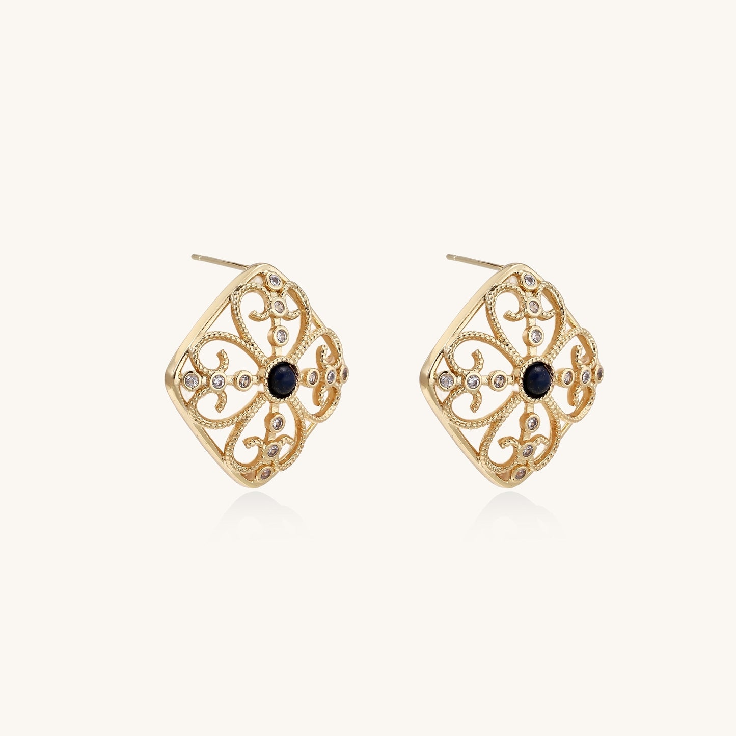 Quiet Strength Lapis Lazuli Earrings