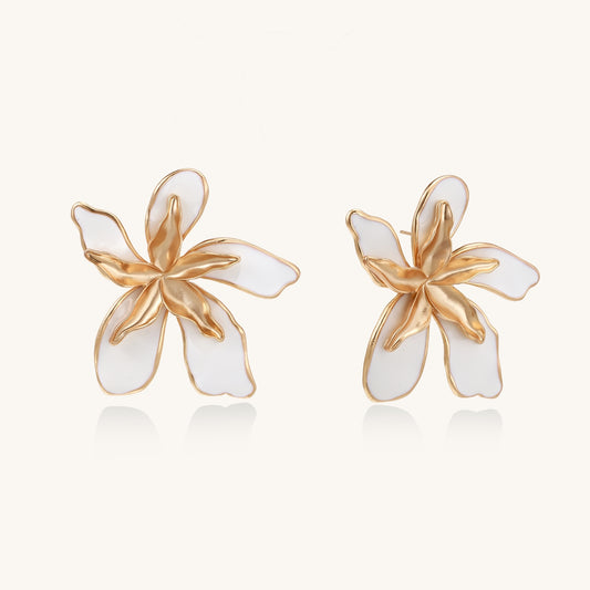 Golden Blossom Connection Earrings