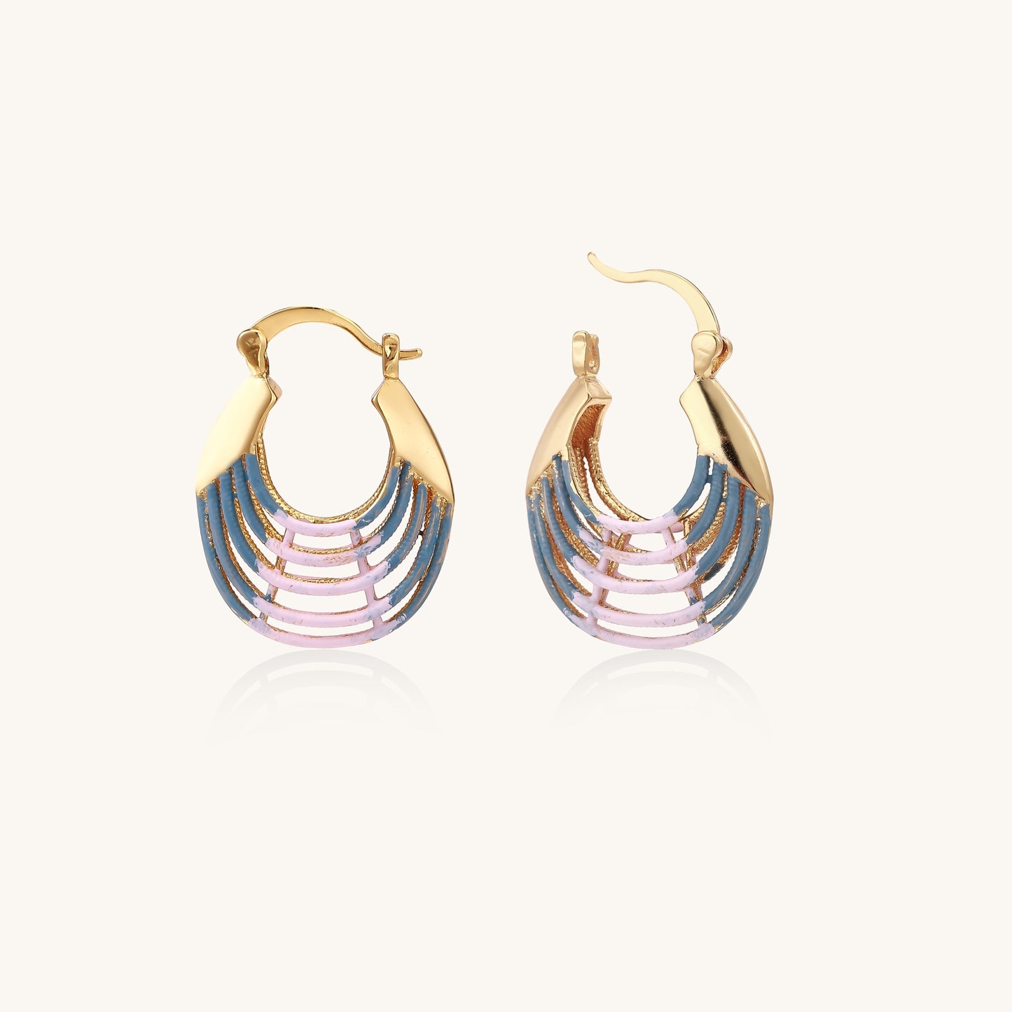 Radiant Arc Glow Earrings