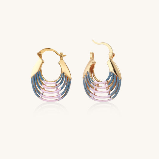 Radiant Arc Glow Earrings