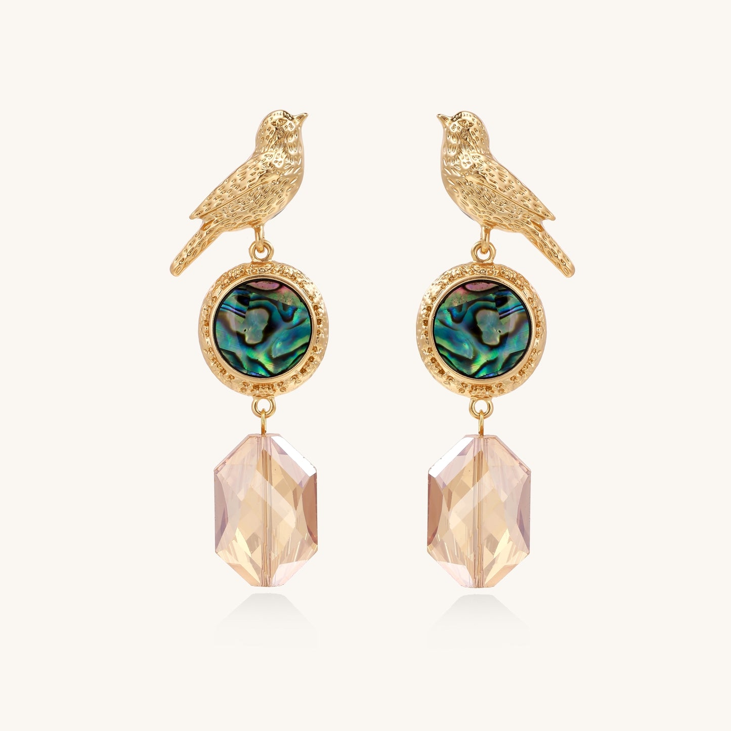 Quiet Confidence Bird Drop Earrings