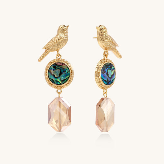 Quiet Confidence Bird Drop Earrings