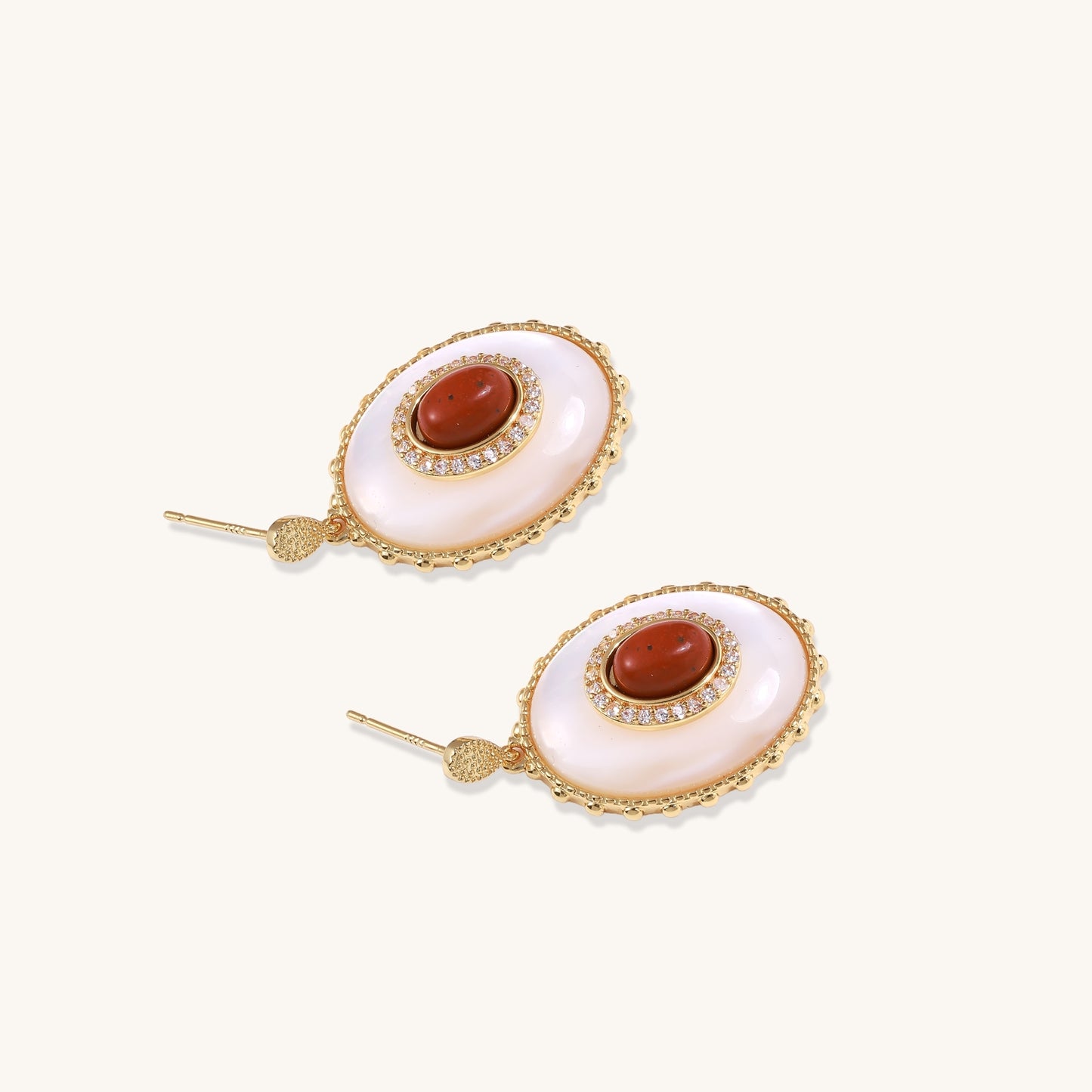 Harmony in Contrast Drop Earrings