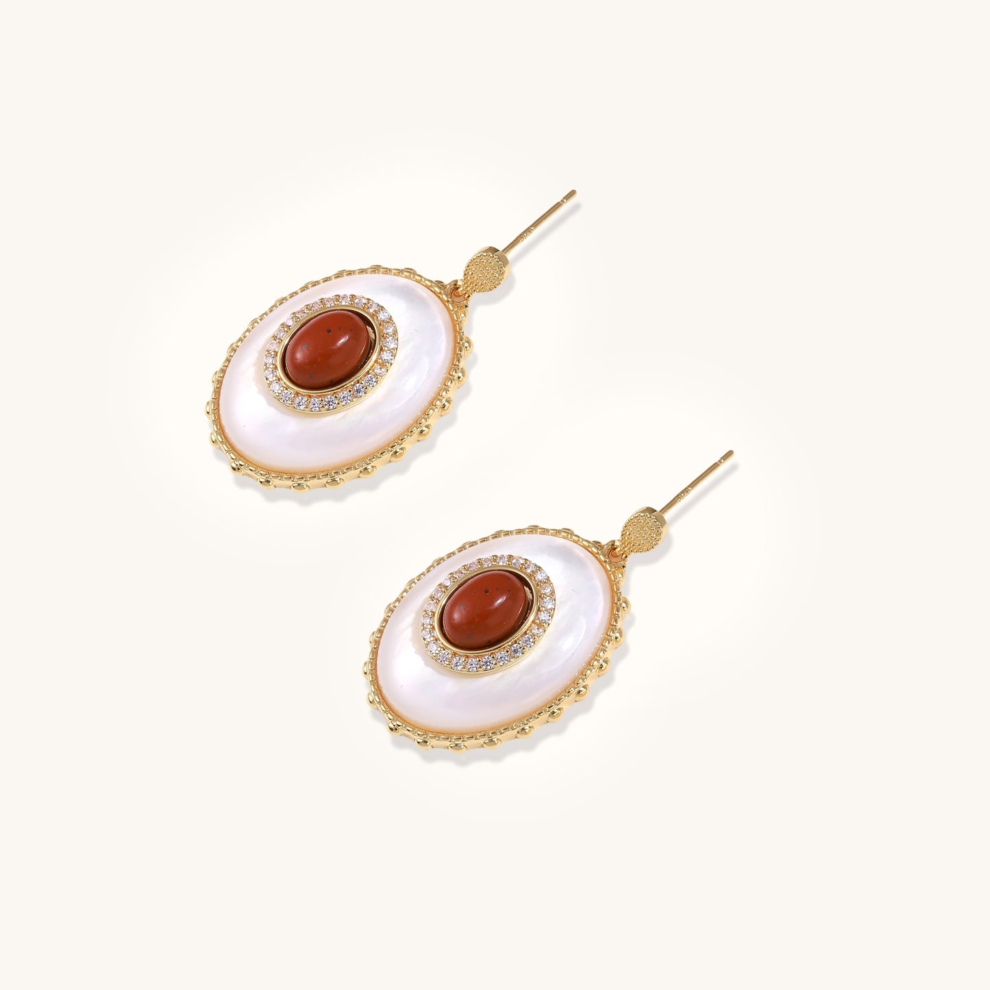 Harmony in Contrast Drop Earrings