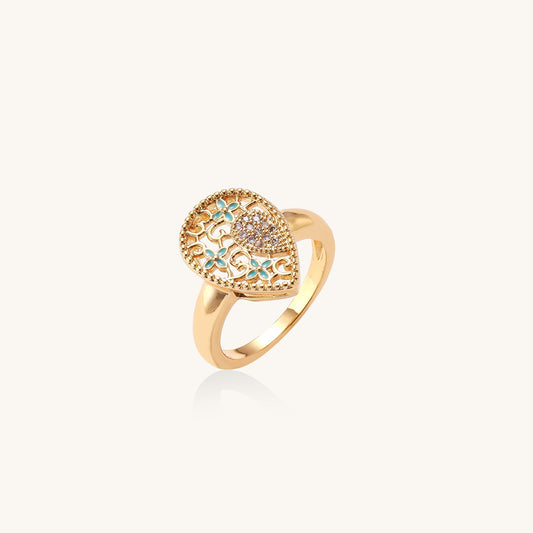 Whispering Bloom Embrace Ring