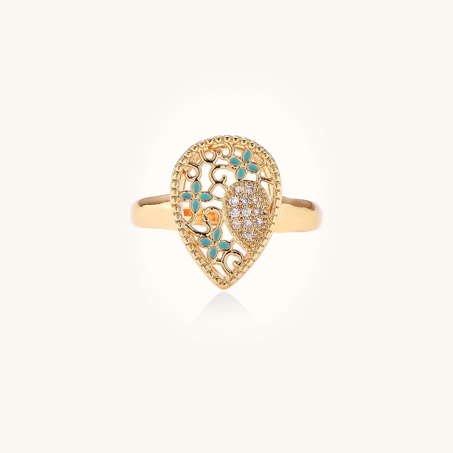 Whispering Bloom Embrace Ring