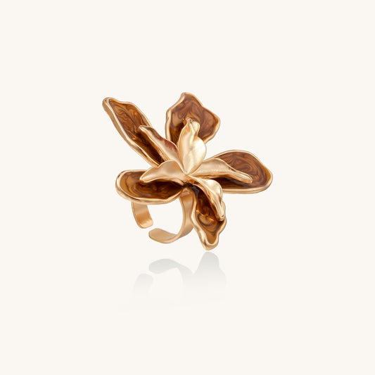 Unfolding Awakening Lily Ring