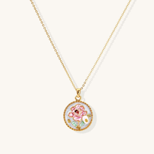 Petal Spirit Enamel Pendant
