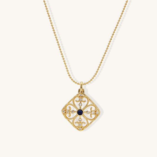 Confidence Anchor Pendant Necklace