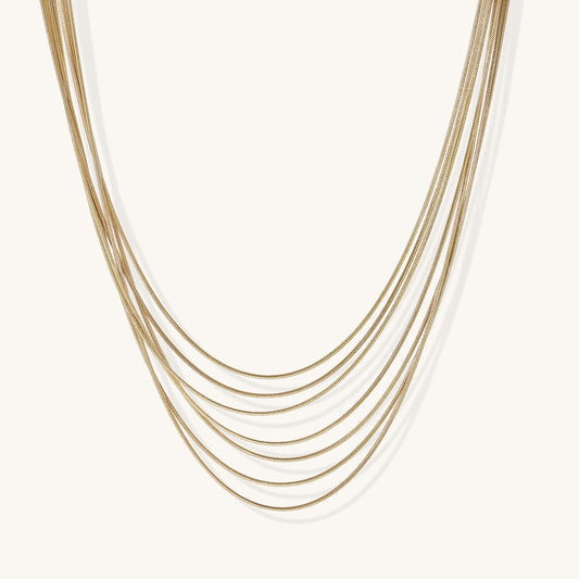 Layers of Quiet Radiance Necklace
