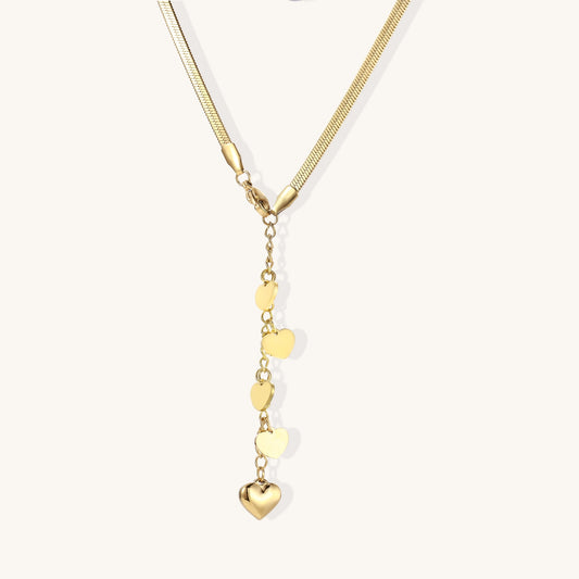 The Golden Heartfall Necklace
