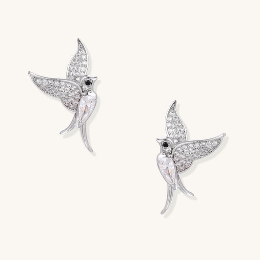 Wings of Light Diamond Earrings
