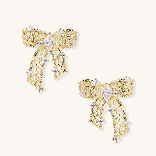 Ethereal Bow Harmony Earrings