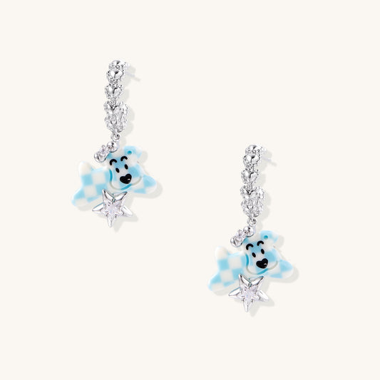 Celestial Cascade Star Drop Earrings
